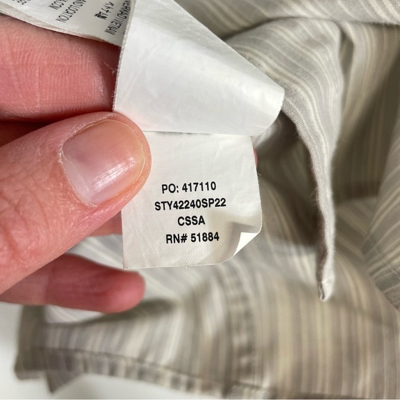 Patagonia Button Down Striped Long Sleeve Shirt Size S - Picture 11 of 13